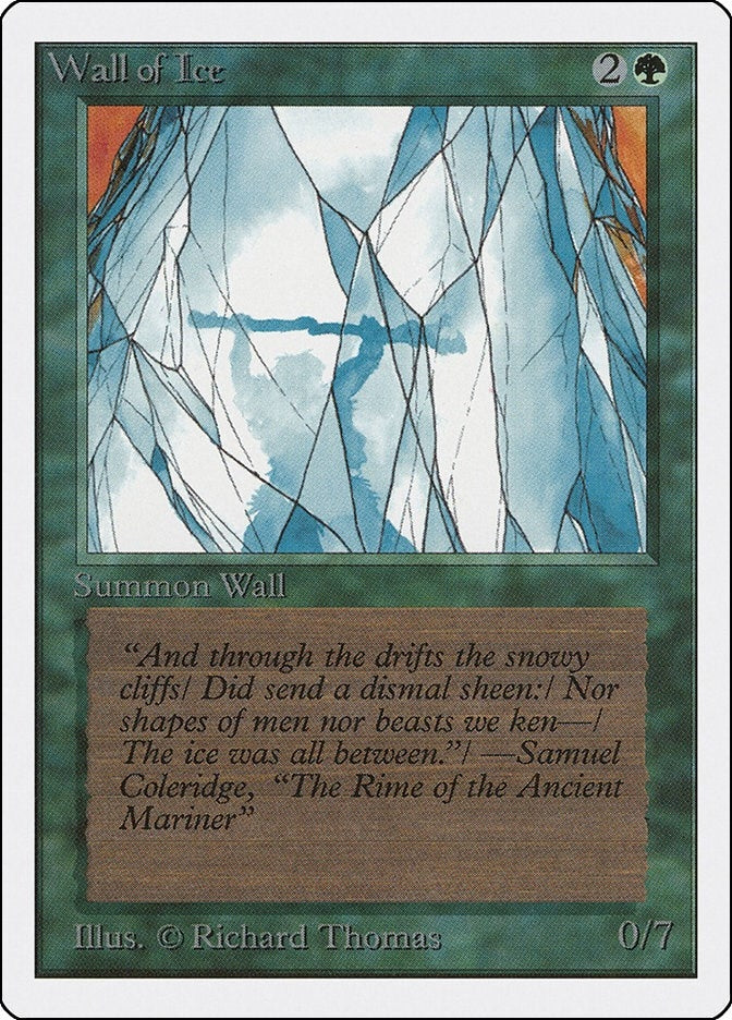 Image for Wall of Ice (2ED) - Magic: The Gathering