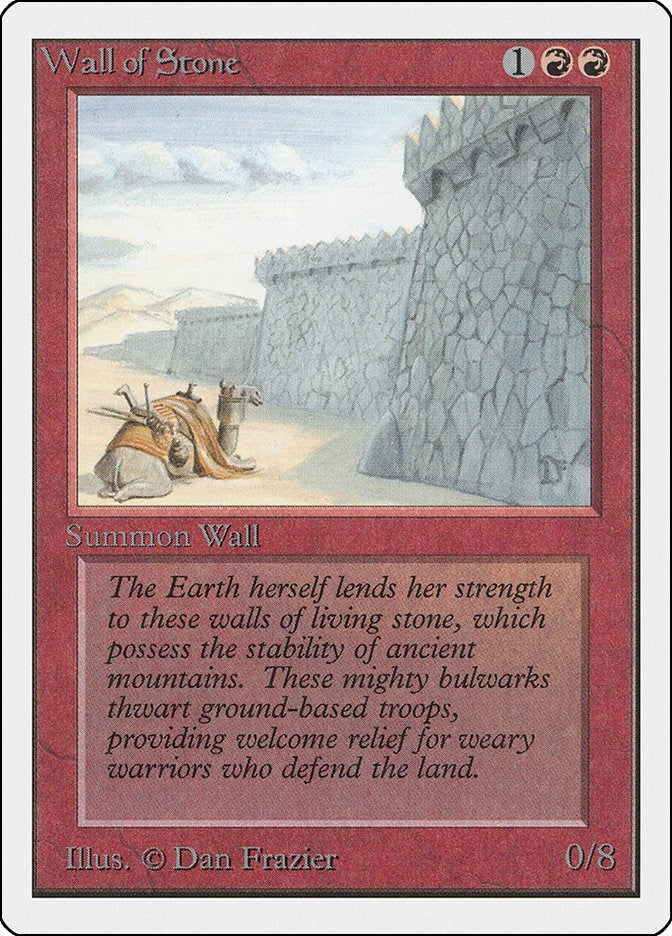 Image for Wall of Stone (2ED) - Magic: The Gathering