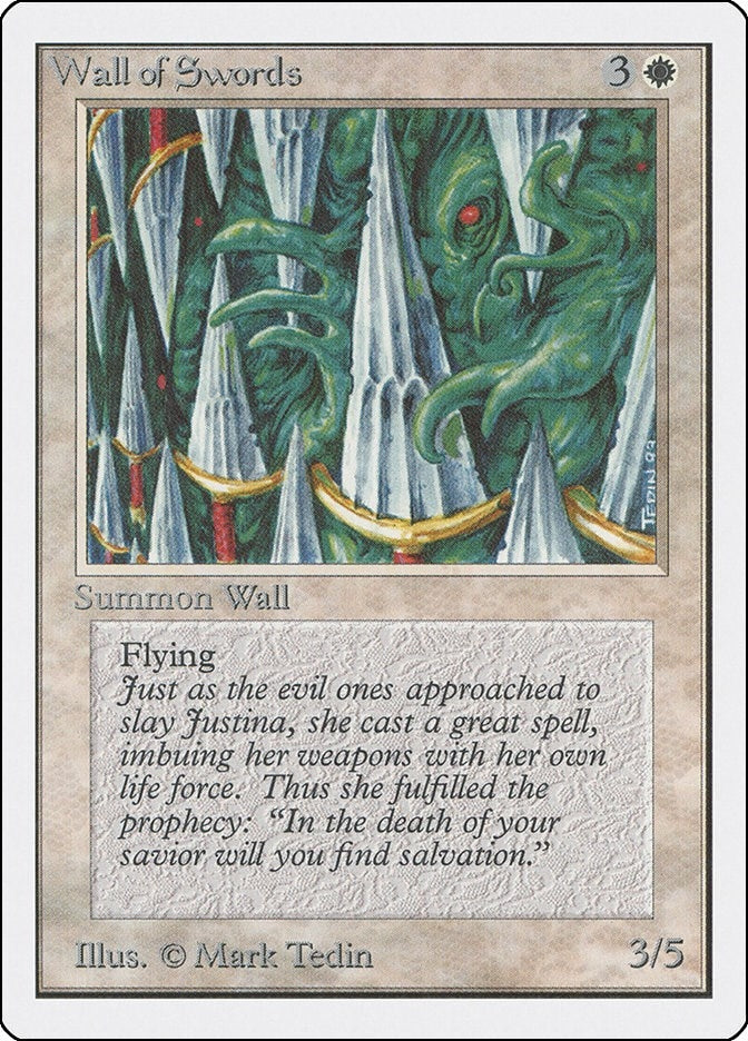 Image for Wall of Swords (2ED) - Magic: The Gathering