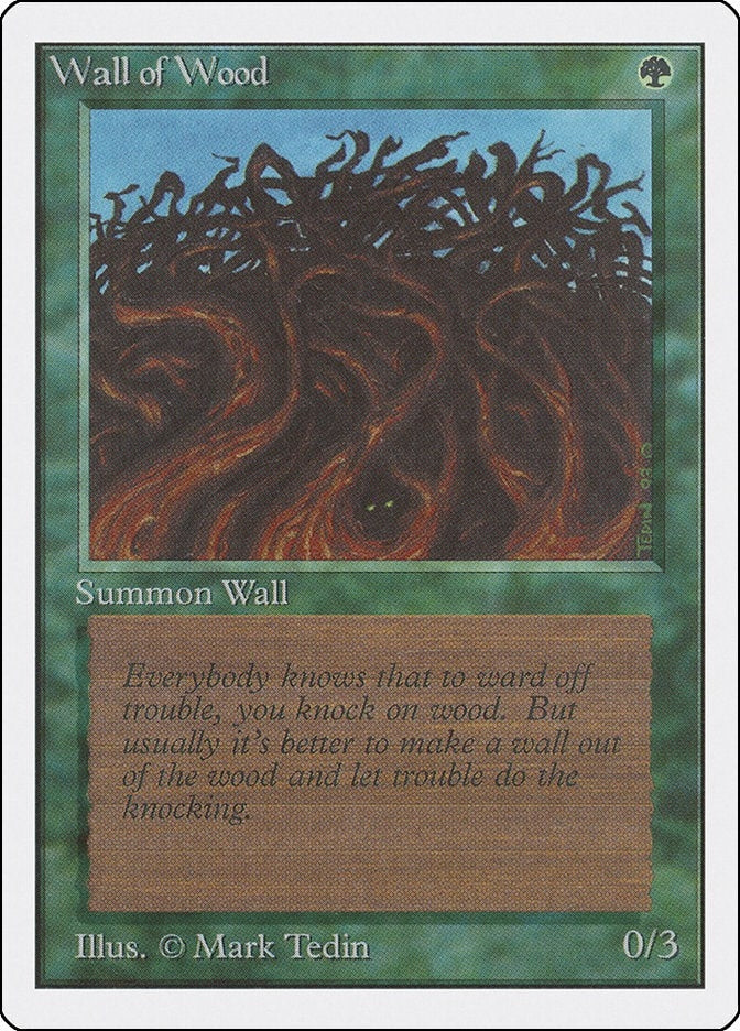 Image for Wall of Wood (2ED) - Magic: The Gathering