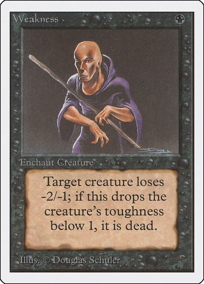 Image for Weakness (2ED) - Magic: The Gathering