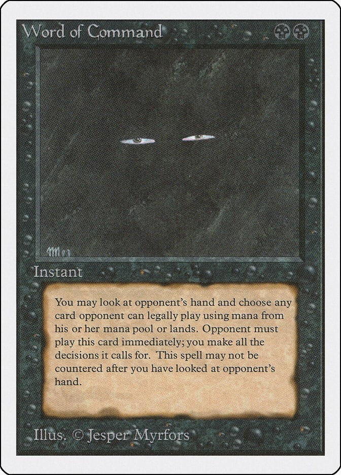 Image for Word of Command (2ED) - Magic: The Gathering
