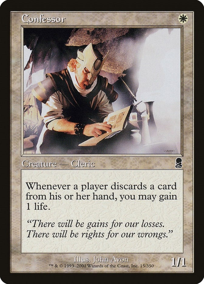 Image for Confessor (15) (ODY) - Magic: The Gathering