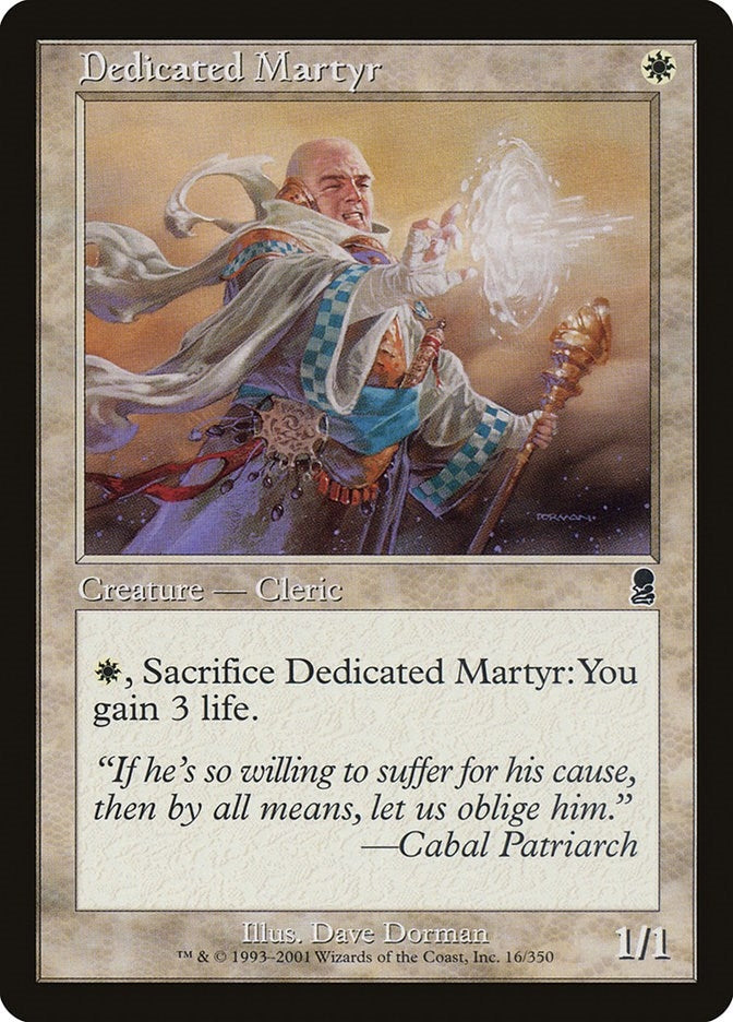 Image for Dedicated Martyr (16) (ODY) - Magic: The Gathering