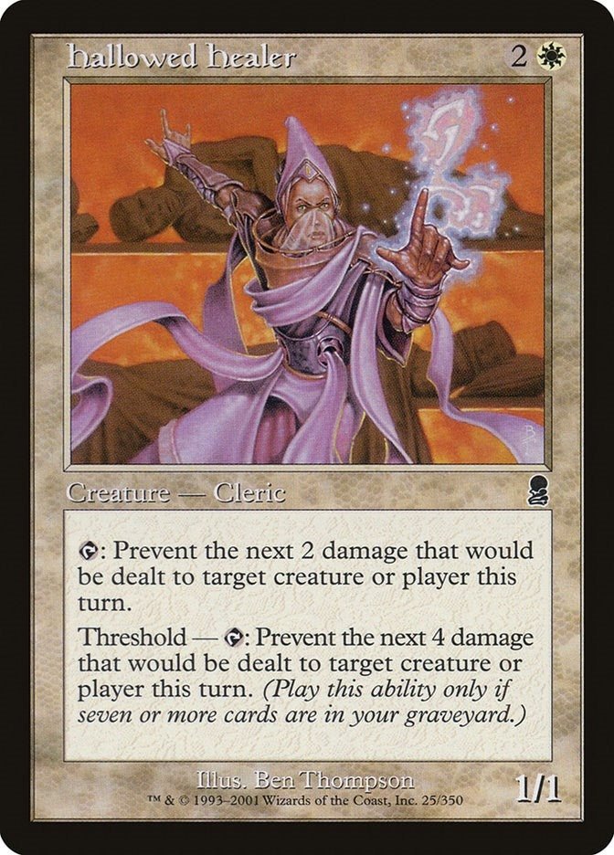 Image for Hallowed Healer (25) (ODY) - Magic: The Gathering