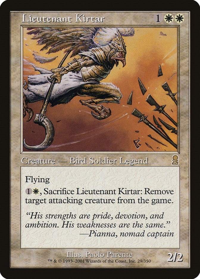 Image for Lieutenant Kirtar (29) (ODY) - Magic: The Gathering