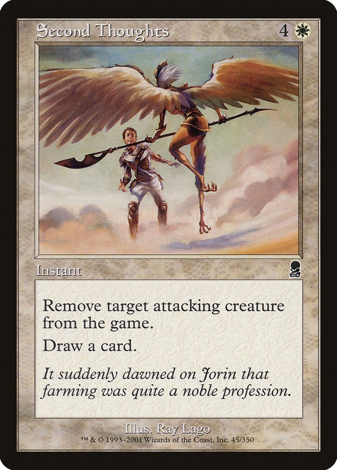 Image for Second Thoughts (45) (ODY) - Magic: The Gathering