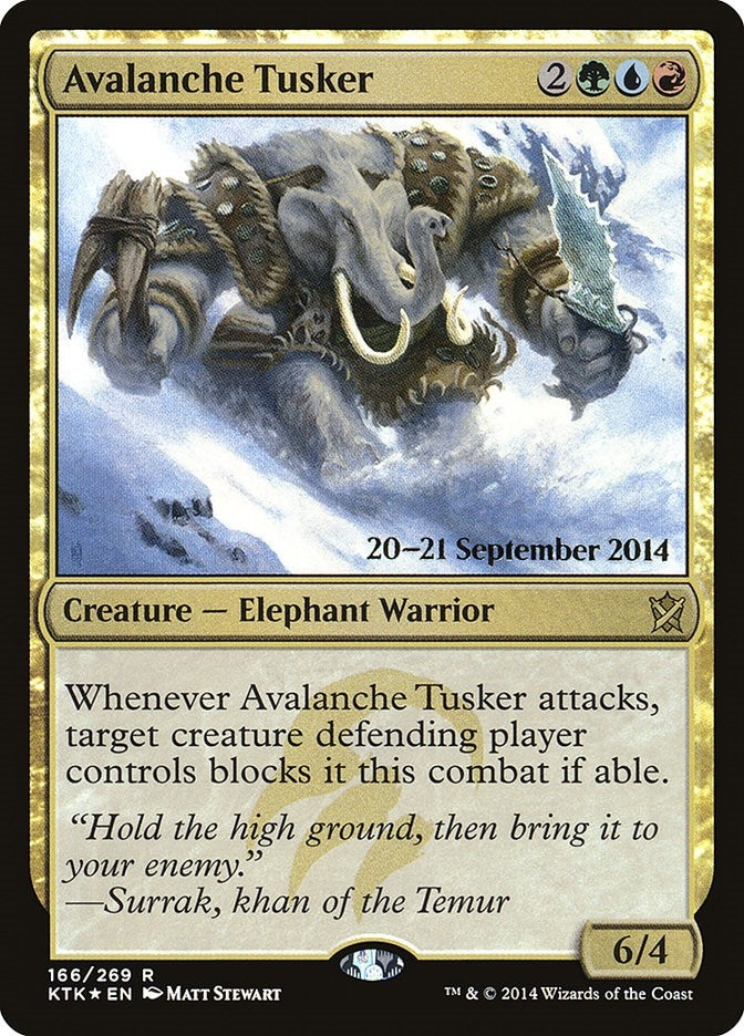 Image for Avalanche Tusker (166) (PRE) - Magic: The Gathering