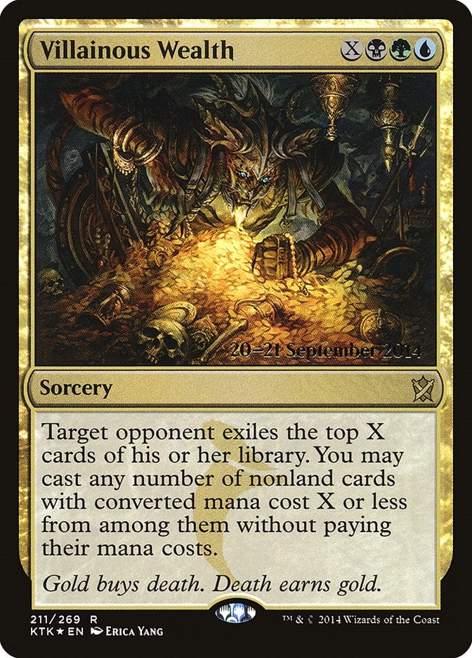 Image for Villainous Wealth (211) (PRE) - Magic: The Gathering