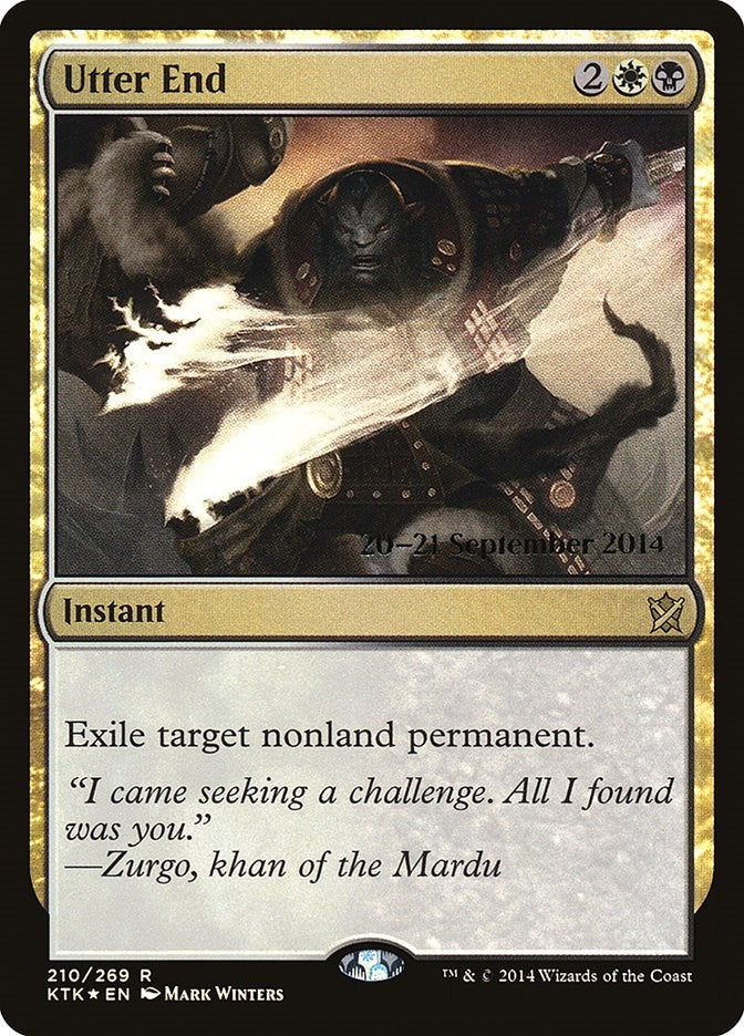 Image for Utter End (210) (PRE) - Magic: The Gathering