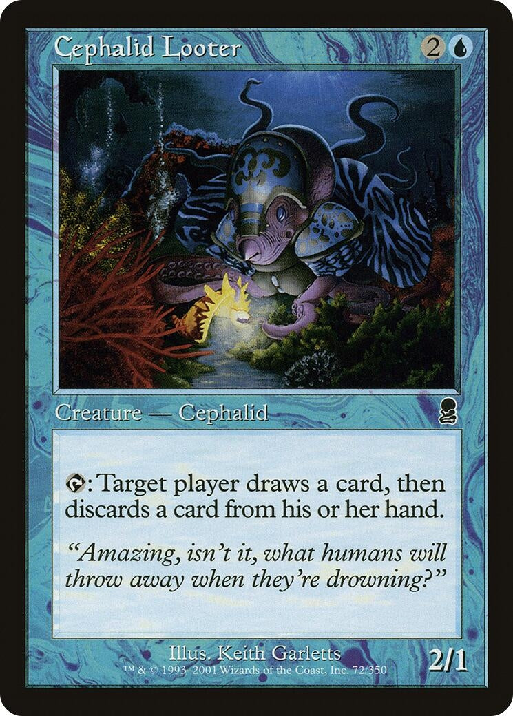 Image for Cephalid Looter (72) (ODY) - Magic: The Gathering