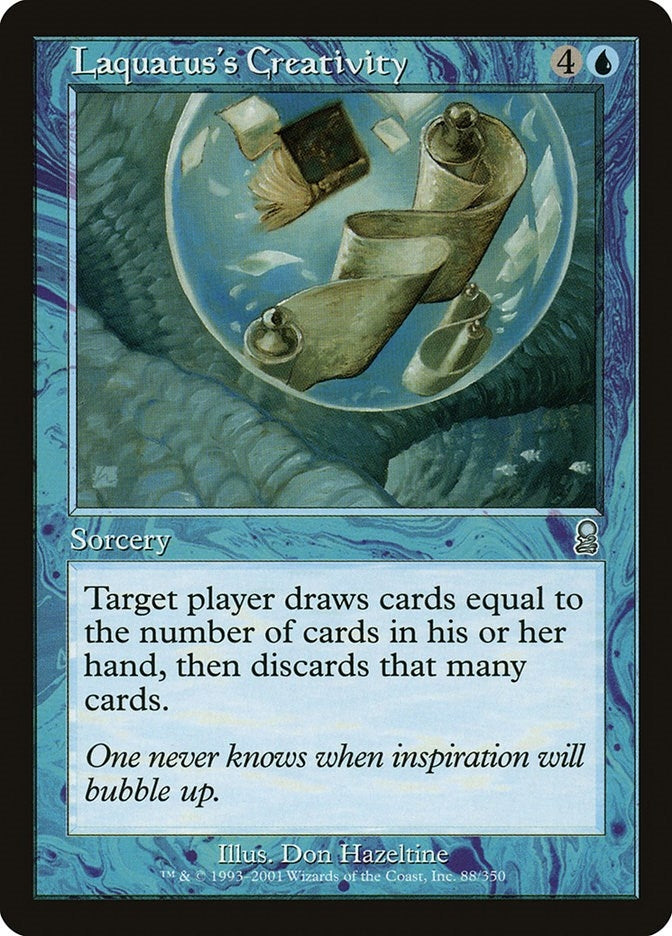 Image for Laquatus's Creativity (88) (ODY) - Magic: The Gathering