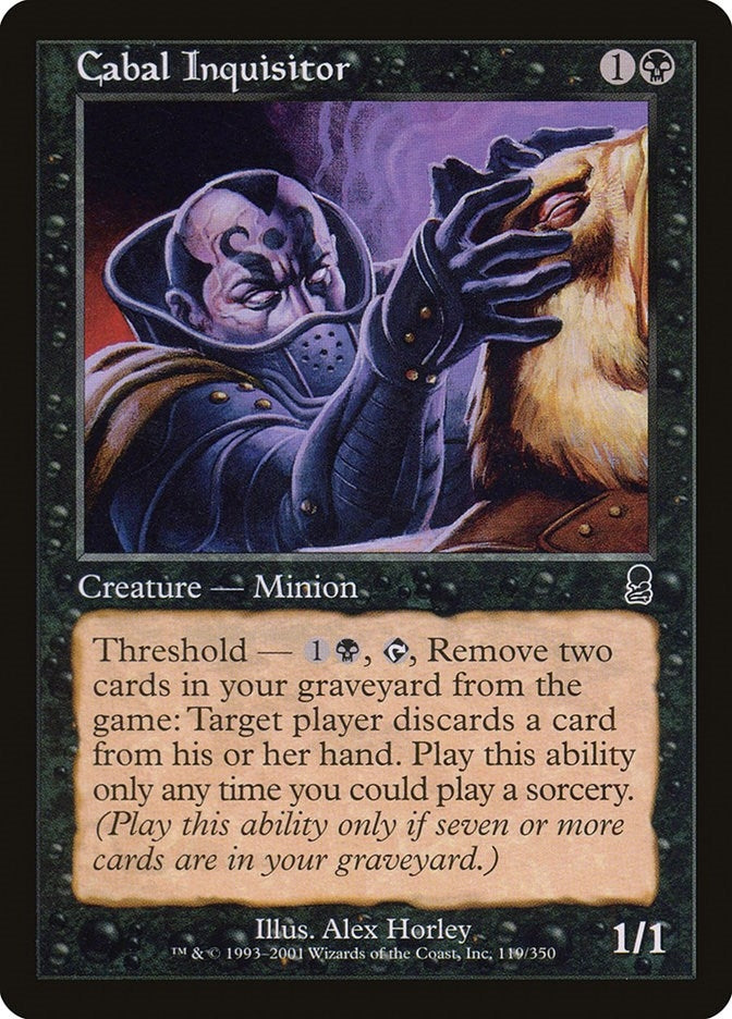 Image for Cabal Inquisitor (119) (ODY) - Magic: The Gathering