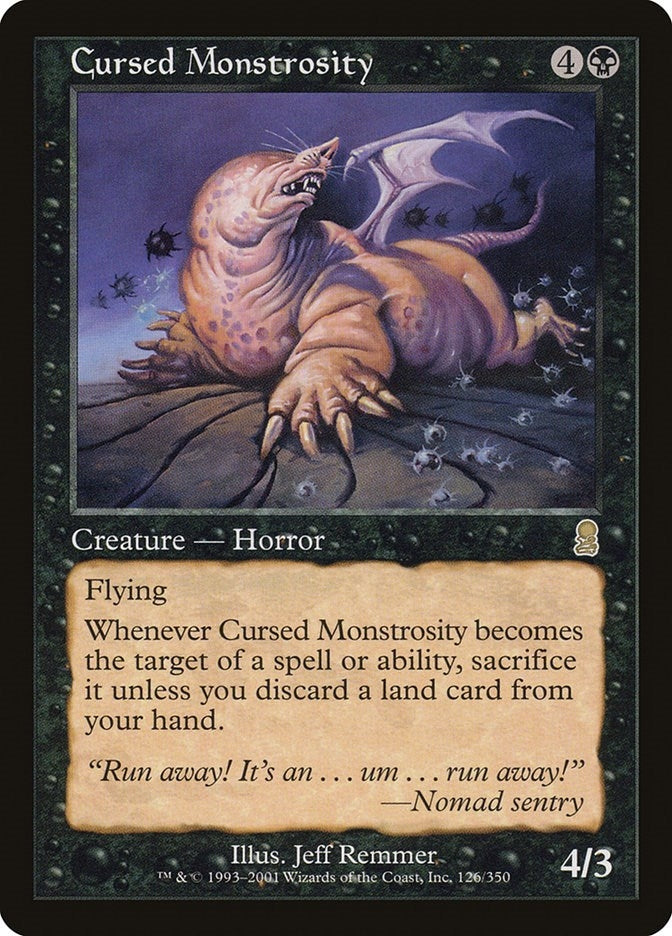 Image for Cursed Monstrosity (126) (ODY) - Magic: The Gathering