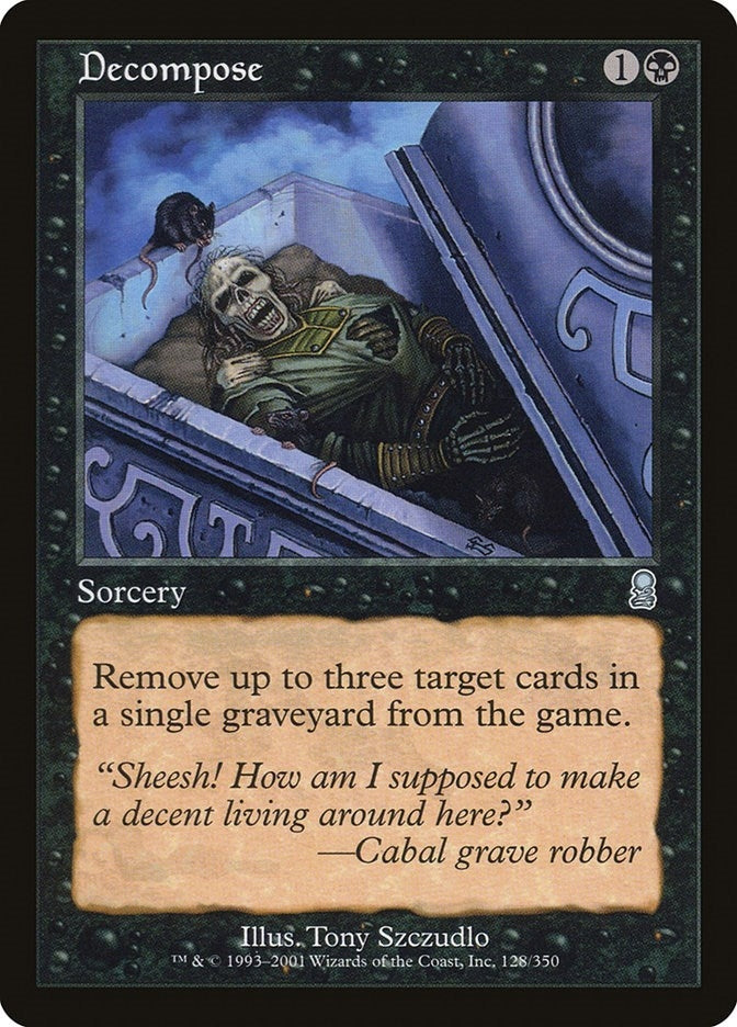 Image for Decompose (128) (ODY) - Magic: The Gathering