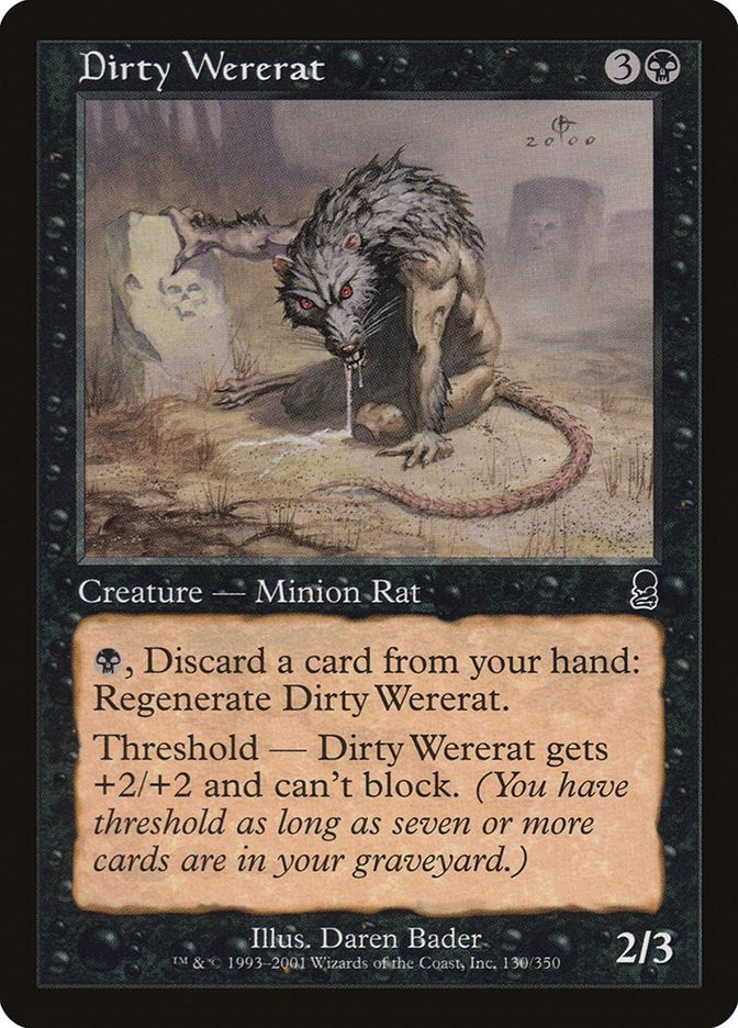 Image for Dirty Wererat (130) (ODY) - Magic: The Gathering