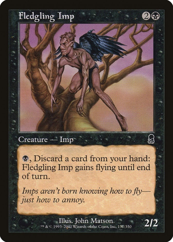 Image for Fledgling Imp (137) (ODY) - Magic: The Gathering