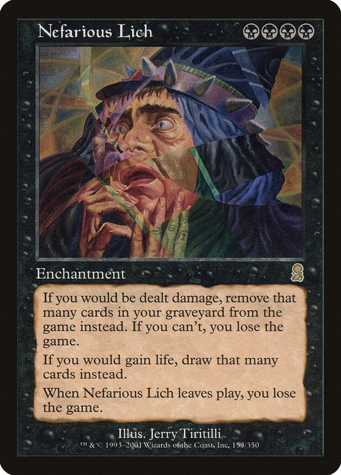 Image for Nefarious Lich (153) (ODY) - Magic: The Gathering