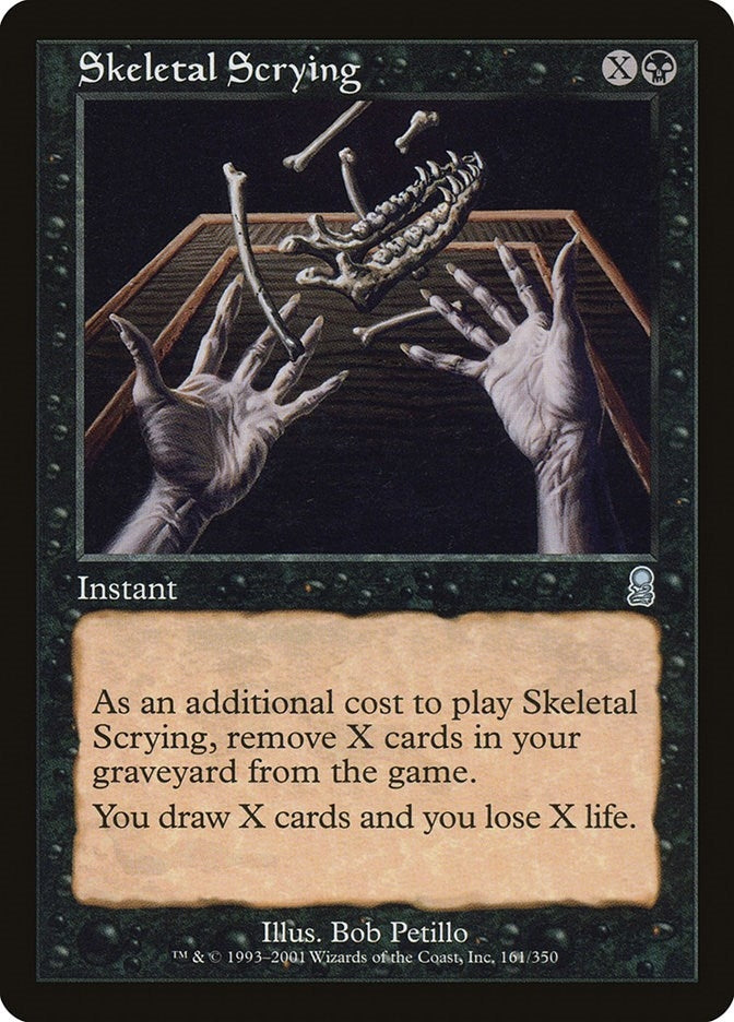 Image for Skeletal Scrying (161) (ODY) - Magic: The Gathering