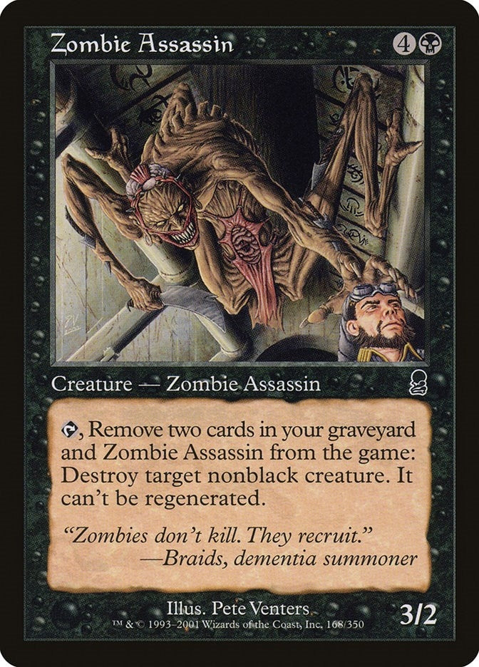 Image for Zombie Assassin (168) (ODY) - Magic: The Gathering