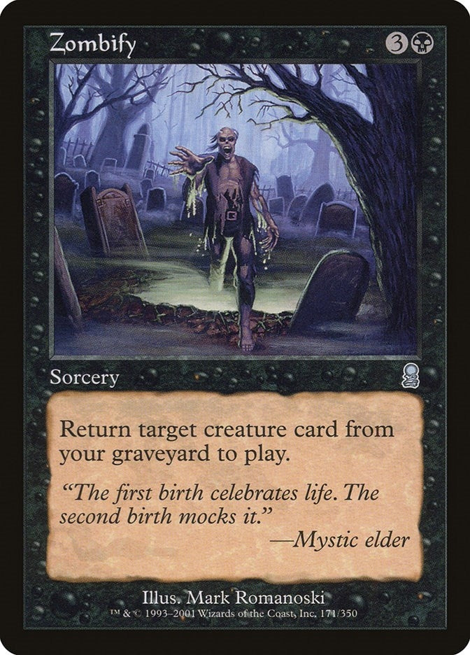 Image for Zombify (171) (ODY) - Magic: The Gathering