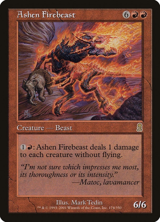 Image for Ashen Firebeast (174) (ODY) - Magic: The Gathering