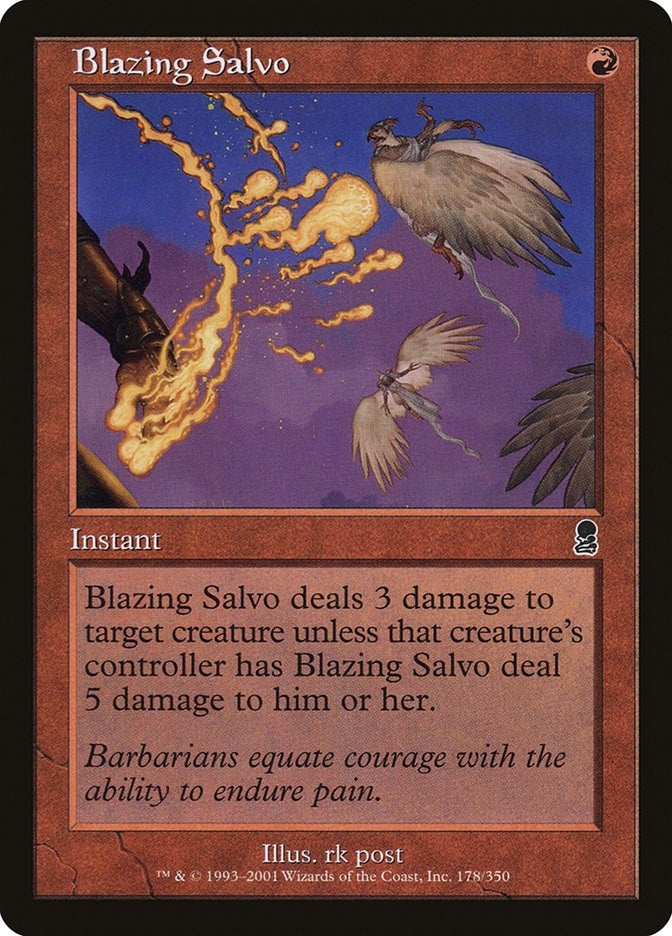 Image for Blazing Salvo (178) (ODY) - Magic: The Gathering