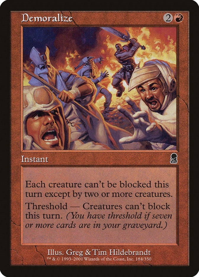 Image for Demoralize (184) (ODY) - Magic: The Gathering