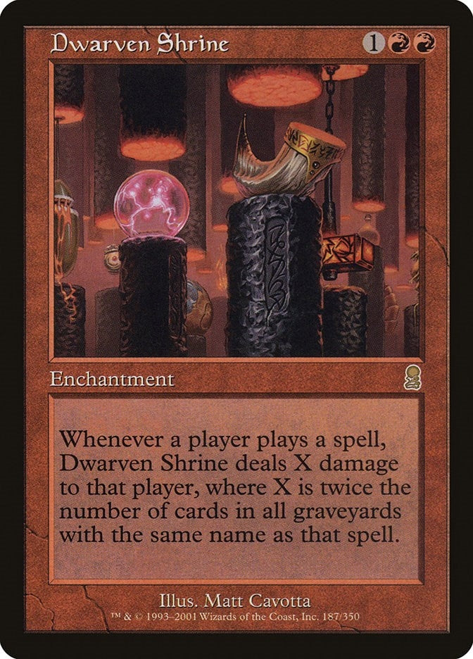 Image for Dwarven Shrine (187) (ODY) - Magic: The Gathering