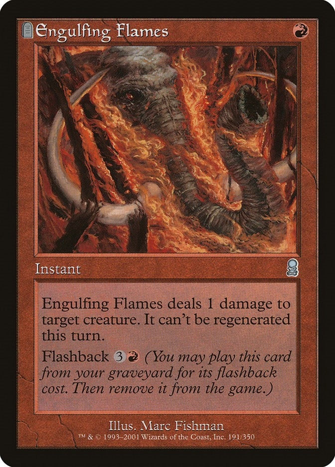 Image for Engulfing Flames (191) (ODY) - Magic: The Gathering
