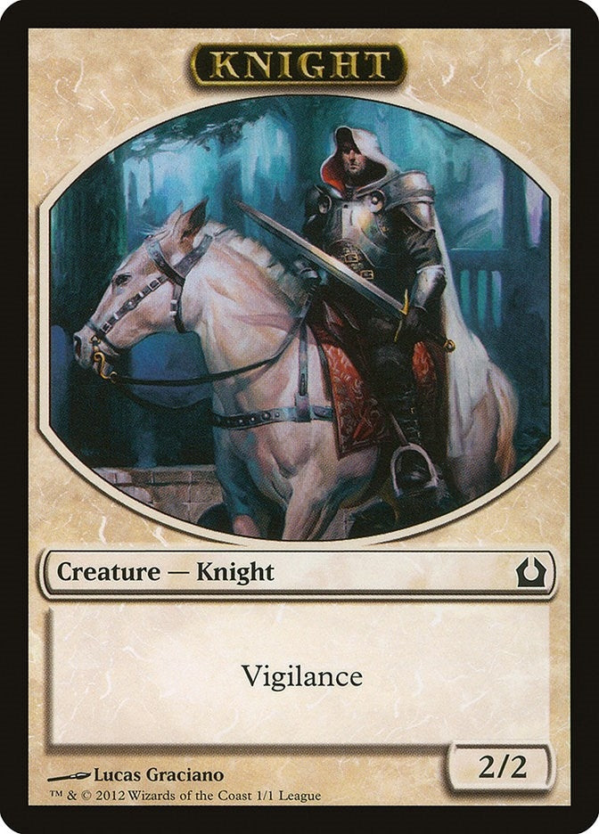 Image for Knight Token (1) (LEP) - Magic: The Gathering