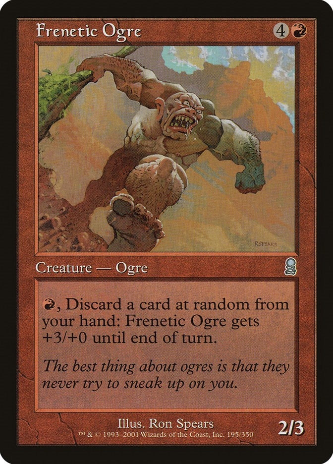 Image for Frenetic Ogre (195) (ODY) - Magic: The Gathering