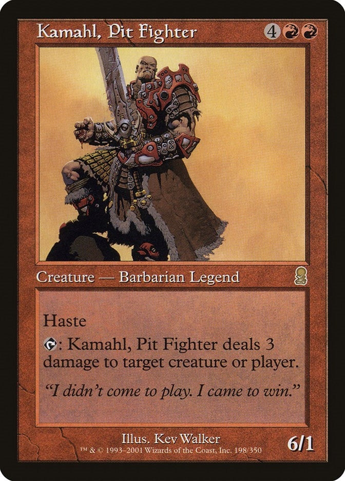 Image for Kamahl, Pit Fighter (198) (ODY) - Magic: The Gathering