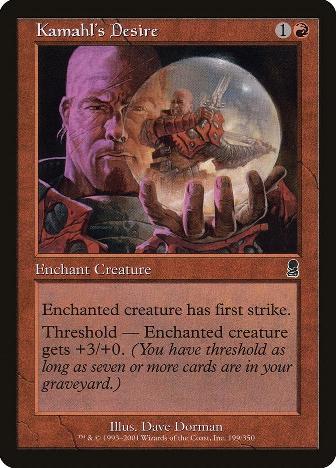 Image for Kamahl's Desire (199) (ODY) - Magic: The Gathering