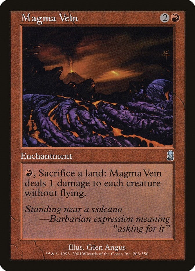 Image for Magma Vein (203) (ODY) - Magic: The Gathering