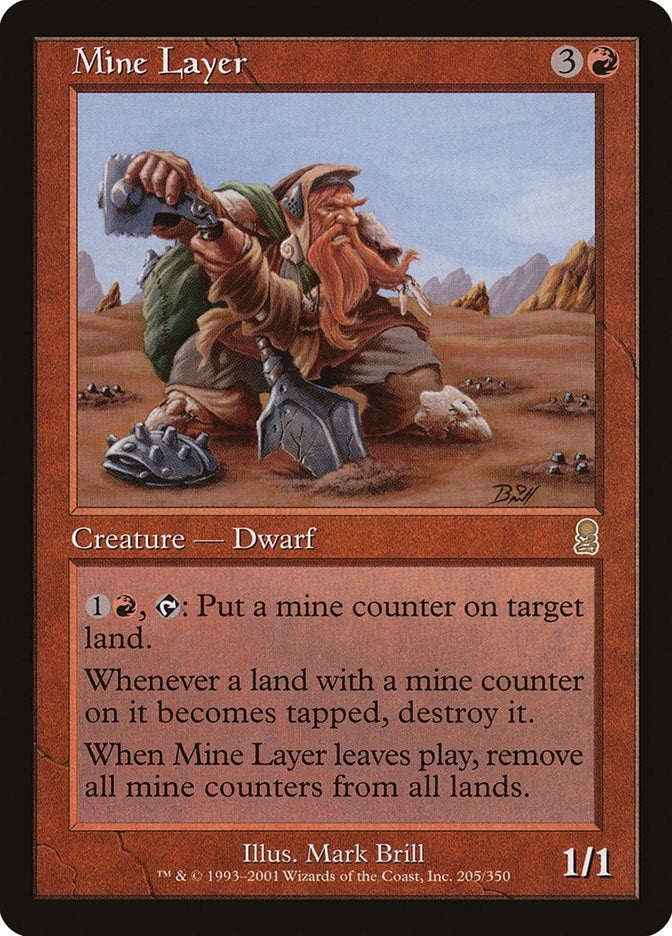 Image for Mine Layer (205) (ODY) - Magic: The Gathering