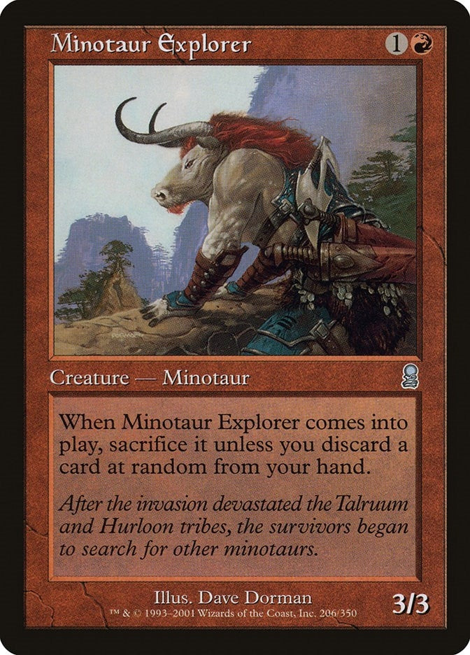 Image for Minotaur Explorer (206) (ODY) - Magic: The Gathering