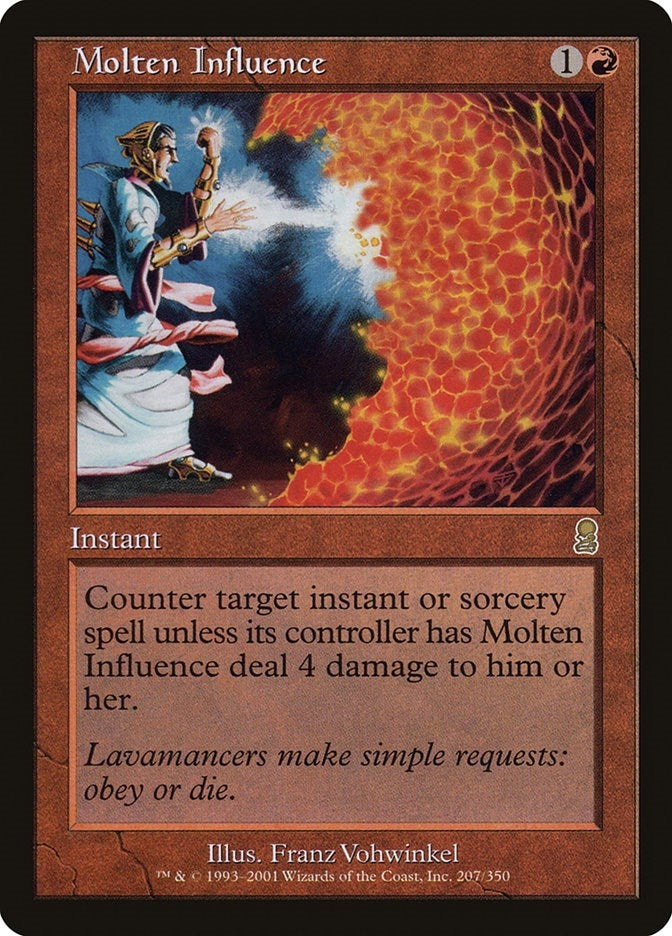 Image for Molten Influence (207) (ODY) - Magic: The Gathering