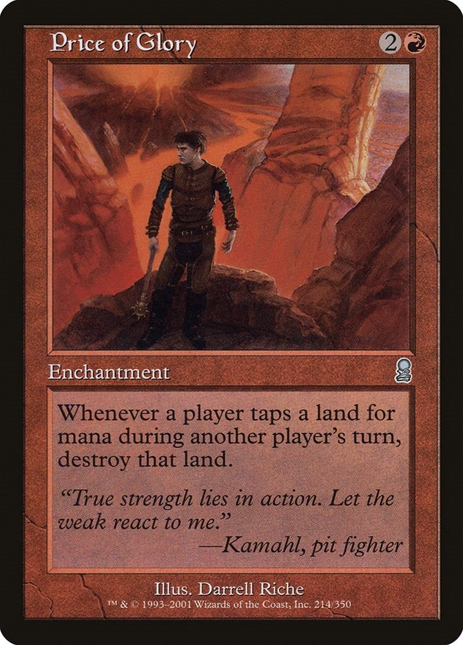 Image for Price of Glory (214) (ODY) - Magic: The Gathering