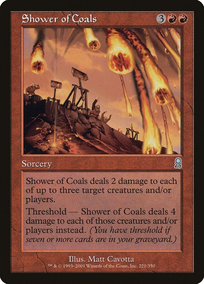 Image for Shower of Coals (221) (ODY) - Magic: The Gathering