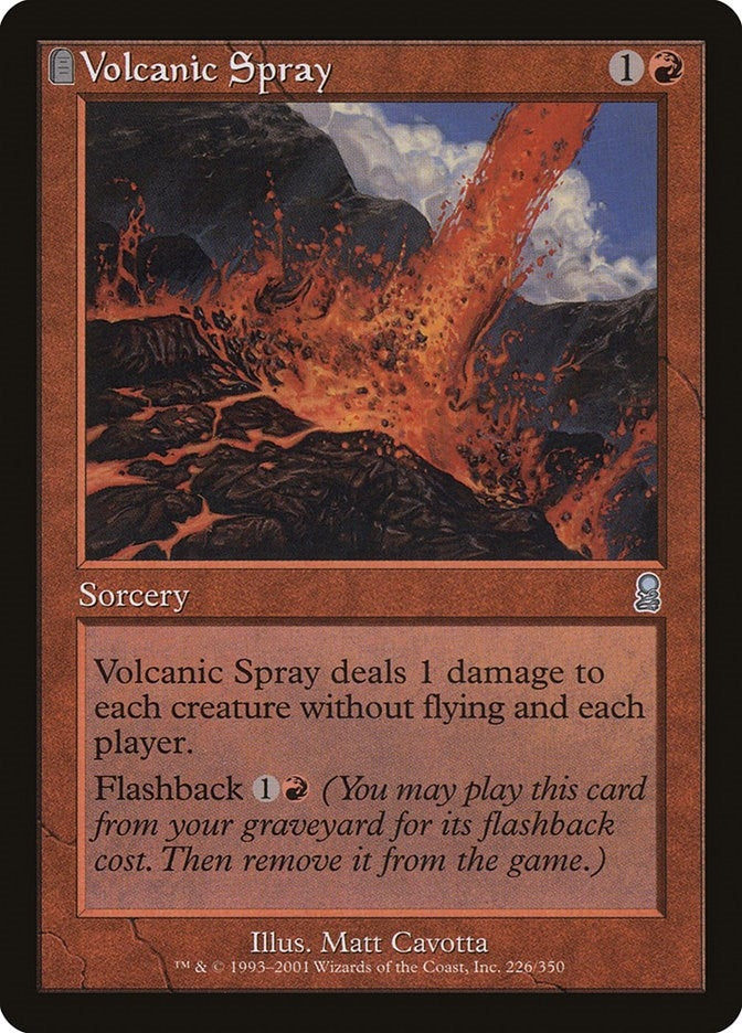 Image for Volcanic Spray (226) (ODY) - Magic: The Gathering