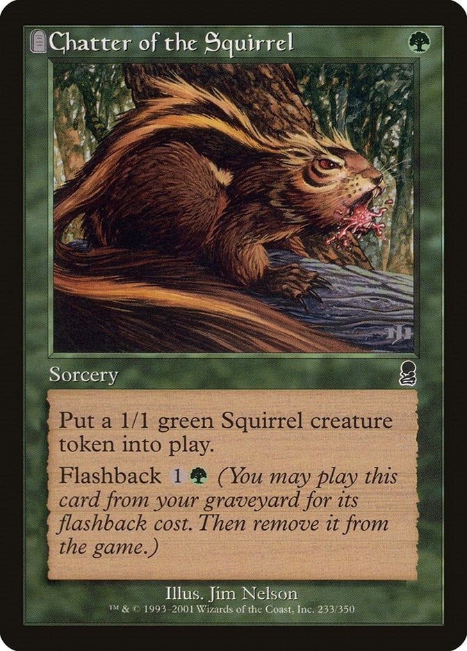 Image for Chatter of the Squirrel (233) (ODY) - Magic: The Gathering