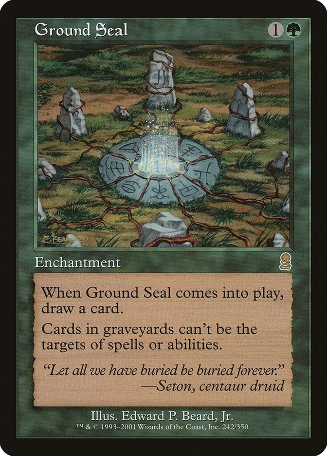 Image for Ground Seal (242) (ODY) - Magic: The Gathering
