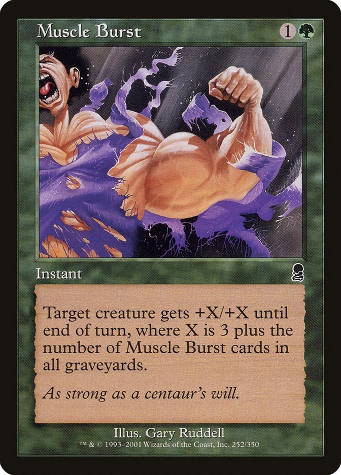 Image for Muscle Burst (252) (ODY) - Magic: The Gathering