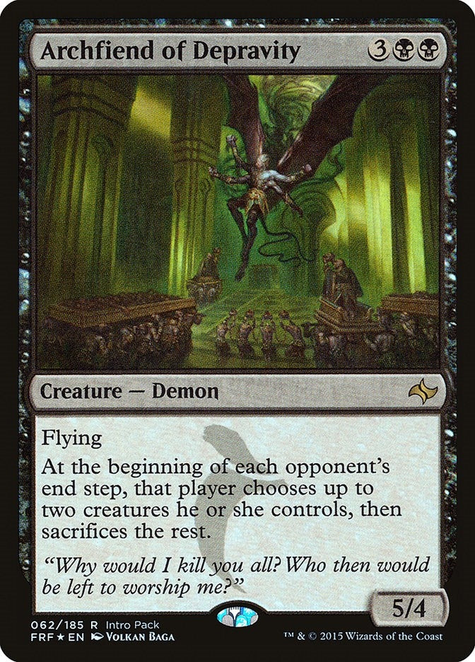 Image for Archfiend of Depravity (62) (UMP) - Magic: The Gathering