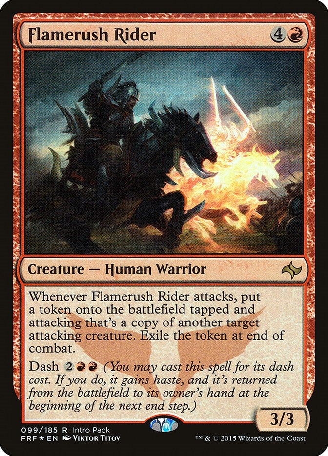 Image for Flamerush Rider (99) (UMP) - Magic: The Gathering