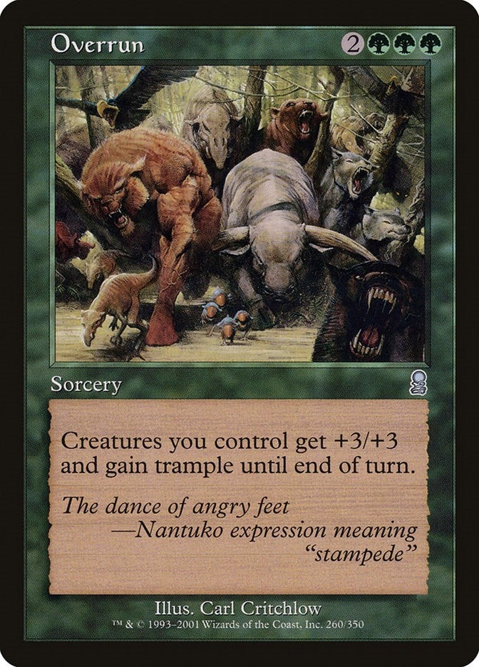 Image for Overrun (260) (ODY) - Magic: The Gathering