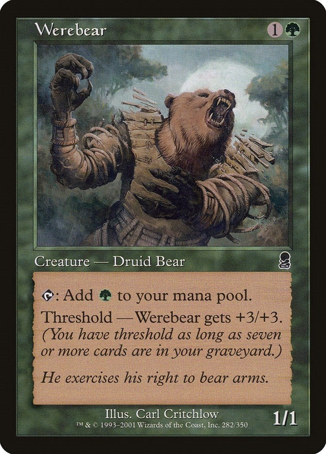 Image for Werebear (282) (ODY) - Magic: The Gathering