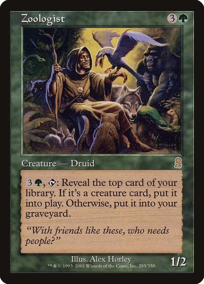 Image for Zoologist (285) (ODY) - Magic: The Gathering