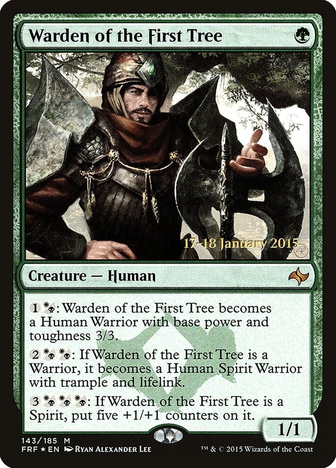 Image for Warden of the First Tree (143) (PRE) - Magic: The Gathering